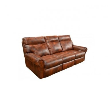Cutler Reclining Leather Sofa or Set- Available With Power Recline | Power Tilt Headrest | Power Lumbar