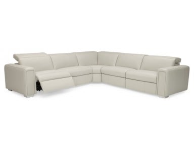 Palliser Titan Power Reclining Leather Sectional