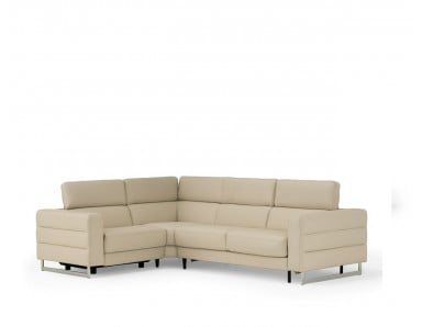 Palliser Marco Leather Reclining Sectional with Adjustable Headrests