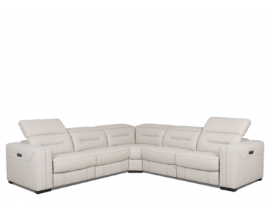 Eckley Power Reclining Sectional With Power Adjustable Headrest