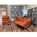 Cardinal Power Reclining Leather Sofa