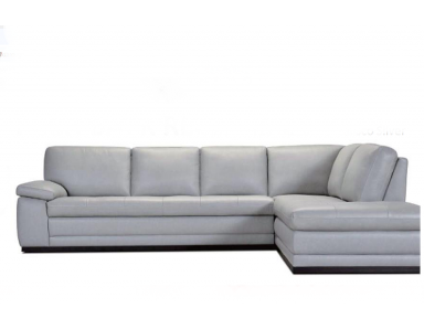 Gage Stationary Leather Sectional