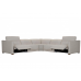 Jax Power Reclining Leather Sectional With Power Headrest