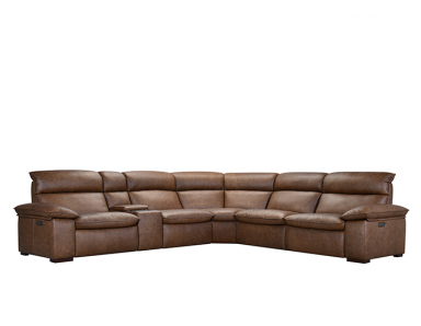 Palo Power Reclining Leather Sectional