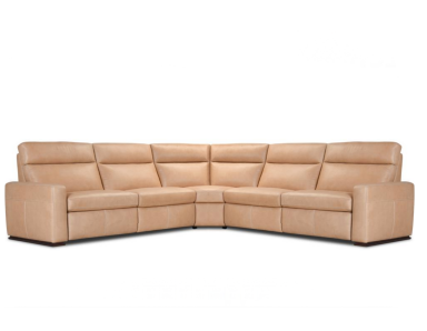 Mora Power Reclining Leather Sectional