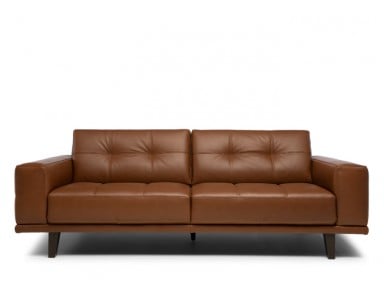 Natuzzi Editions C301 Toledo Leather Sofa Stationary