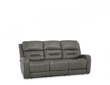 Adams Power Reclining Leather Sofa or Set - Available With Power Tilt Headrest | Power Lumbar