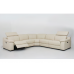 Alyssum Power Reclining Leather Sectional With Power Adjustable Headrest