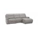 Crawford Power Reclining Leather Sectional With Power Tilt Headrest