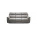 Crawford Power Reclining Leather Sectional With Power Tilt Headrest