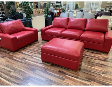 Brand New  Deep Seating New River 109 Sofa, Chair 1/2 & Jumbo Storage Ottoman Reduced 62% ONLY 5834.84