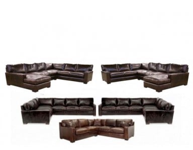 Napa Oversized Seating Leather Sectional