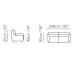 Brand New Factory Packed Natuzzi Editions B845 - 2 Seat Leather Sofa 45%