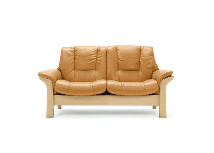 Stressless Buckingham Low Back Leather, Low Back Leather Sofa