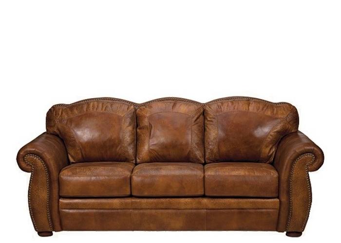 Tarkania Deep Seating Leather Sofa Or Set, Cordovan Leather Sofa
