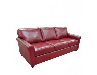 Quickest Ship | Jacob Leather Sofa or Set with 201 Medium Sock Arm