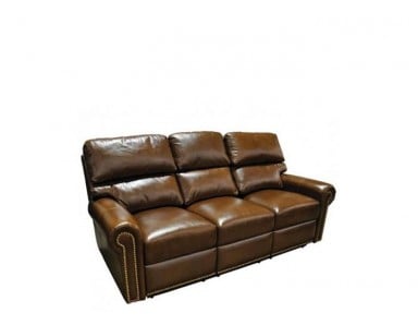 New Bern Reclining Leather Sofa or Set - Available with Power Recline | Power Lumbar