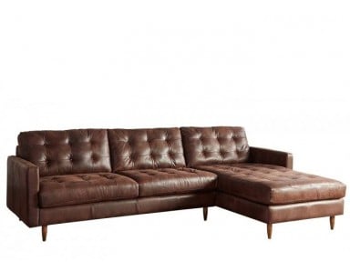 Suffolk Leather Sectional