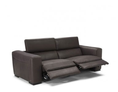 Natuzzi Editions B790 Forza Leather Sofa or Set Option 2 No Pleats Adjustable Headrest