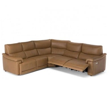Natuzzi Editions C070 Brama Power Reclining Leather Sectional - Available With Power Tilt Headrest | Power Lumbar (Similar to C012 Pazienza)