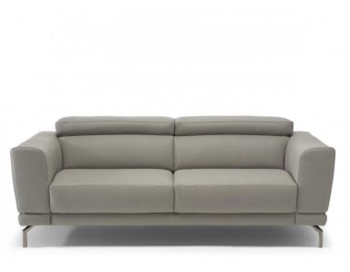 Natuzzi Editions C106 Tranquillita Leather Sofa or Set | Manual Adjustable Headrest