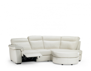 Natuzzi Editions B757 Brivido Leather Power Reclining Sectional