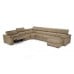 Natuzzi Editions B817 Solare Power Reclining Leather Sectional | Adjustable Headrest (Similar to C072 Emozione)