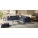 Natuzzi Editions B817 Solare Power Reclining Leather Sectional | Adjustable Headrest (Similar to C072 Emozione)