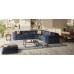 Natuzzi Editions B817 Solare Power Reclining Leather Sectional | Adjustable Headrest (Alternate to B790 Forza)