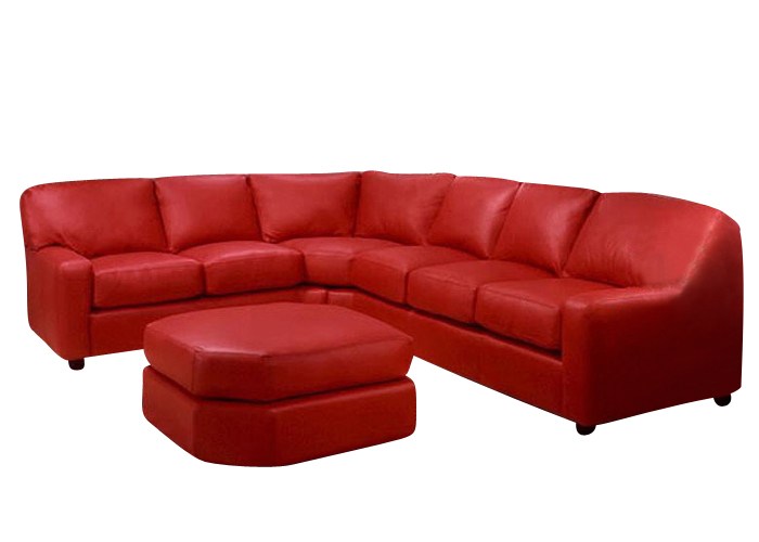 albany leather sectional sofa