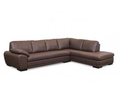Boca All Leather Sectional