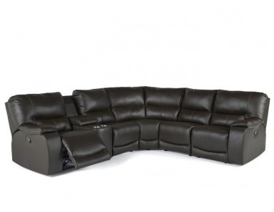 Conlin Reclining Leather Sectional