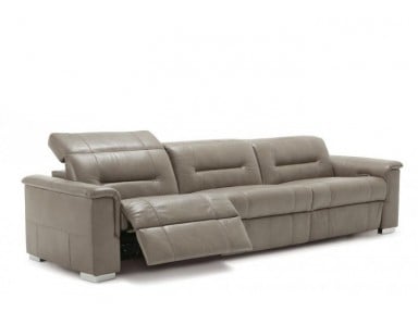 Kern Power Reclining Leather Sofa Or Set with Power Adjustable Headrest