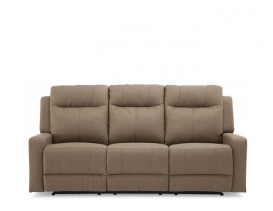 Redner Power Reclining Leather Sofa or Set with Power Tilt Headrest