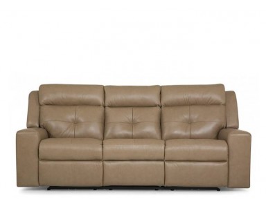 Trundle Power Reclining Leather Sofa or Set with Power Tilt Headrest