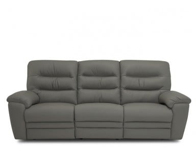 Kaylee Power Reclining Leather Sofa or Set - Available With Power Tilt Headrest | Power Lumbar