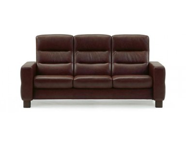 Stressless Wave High-Back Leather Sofa or Set & Sectional