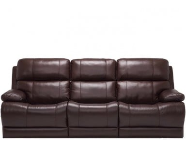 Kendra Power Reclining Leather Sofa or Set - Available With Power Tilt Headrest | Power Lumbar