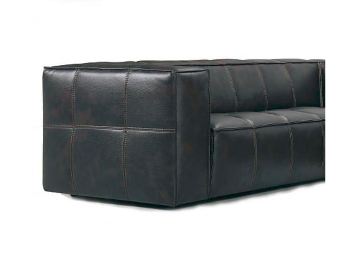 rimini leather sofa set