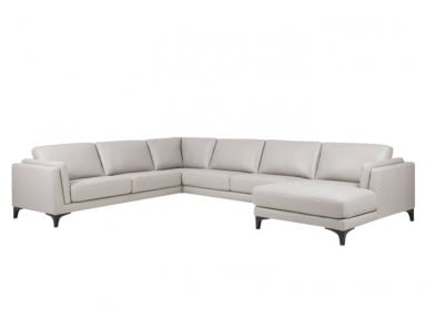 Magpie Leather Sectional