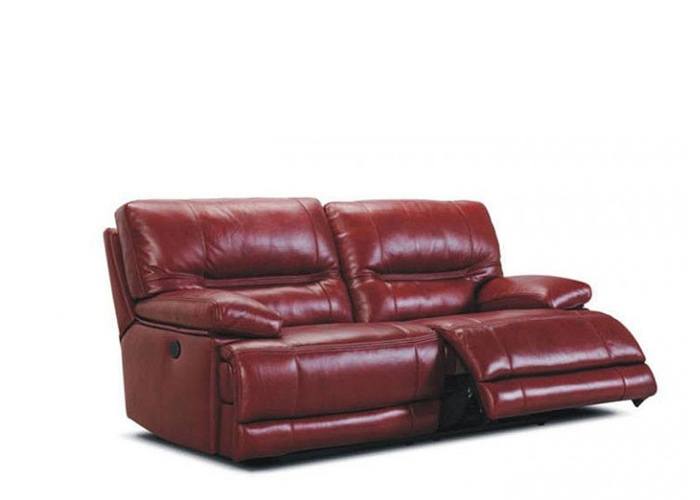 The Violino Cardinal 3690 Reclining, Power Recliner Leather Sofa