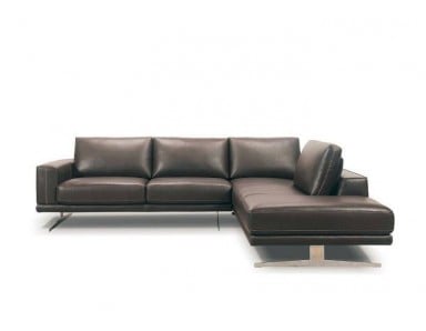 Raven Leather Sectional