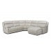 Fraser Power Reclining Leather Sectional With Power Tilt Headrest