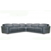 Innis Power Reclining Leather Sectional With Power Headrest