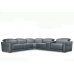Innis Power Reclining Leather Sectional With Power Headrest
