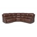 Kendra Power Reclining Leather Sectional - Available With Power Tilt Headrest | Power Lumbar