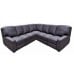 Mathews Reclining Leather Sectional - Available with Power Recline | Power Lumbar