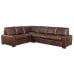 New River Oversized (Deep Seating) Leather Sectional