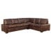 New River Oversized (Deep Seating) Leather Sectional