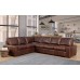 New River Oversized (Deep Seating) Leather Sectional